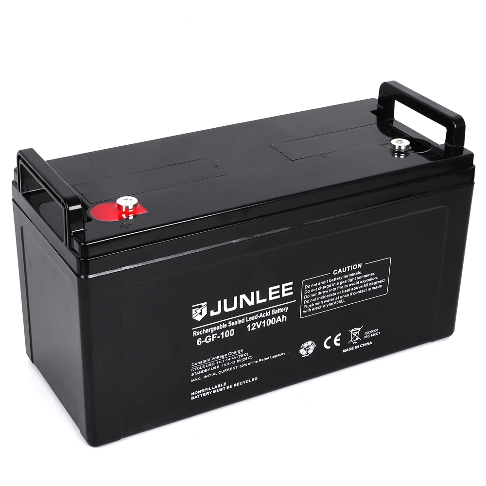 Сухие батареи VRLA 12 В 100 Ач 200 ач 7 герметичная свинцово-кислотная батарея длинная