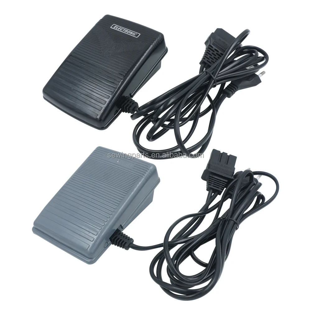 Single multi-function household sewing machine foot control switch two round pin pedal foot controller speed regulation