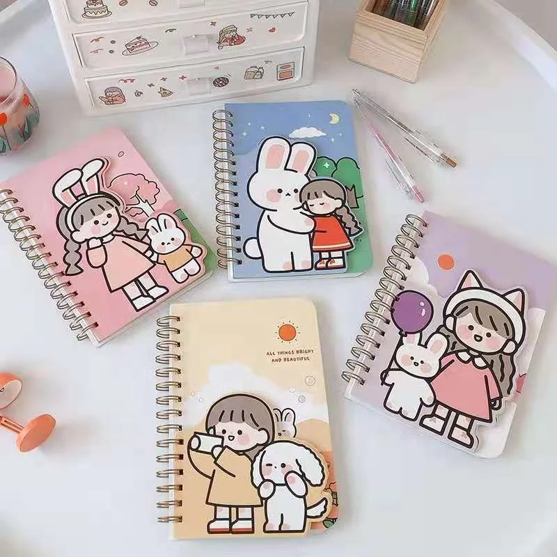 Plamner Notebook Cute Suppliers Notepad English 4 Lines Pocket Size Notebook