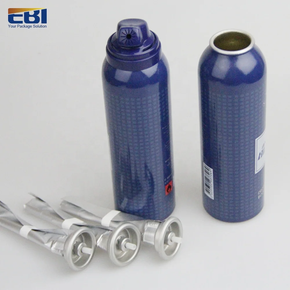
Custom empty aluminum aerosol spray can 