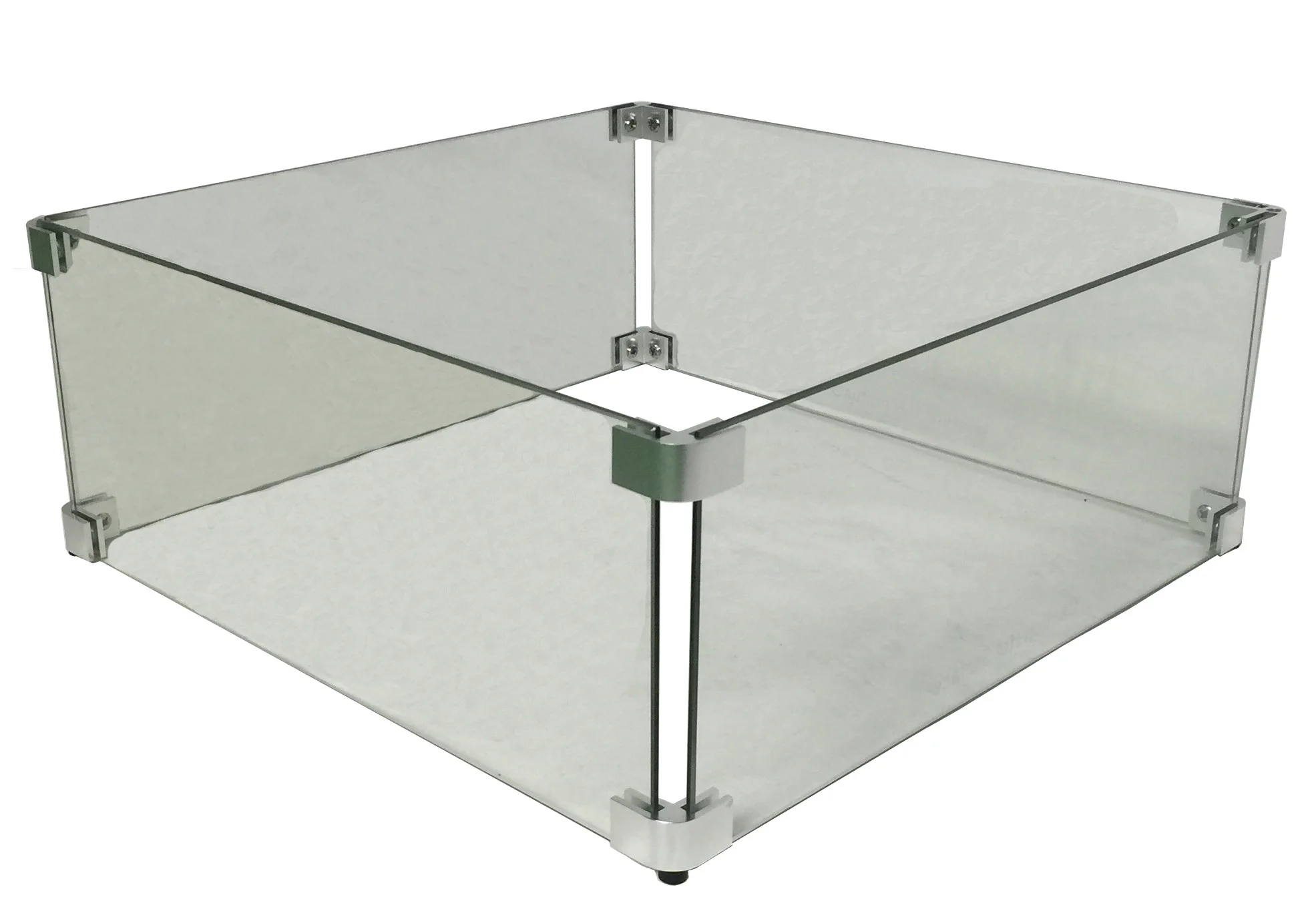 
Outdoor Firepit glass guard, round,square,and rectangle, tempered glass wind shields 