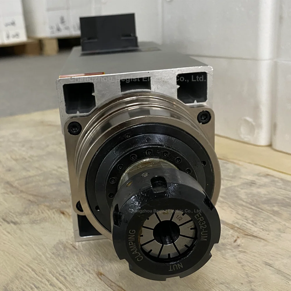 CS Air-Cooled Spindle 7.5KW ER32 CNC Spindle Motor 220v 380v Without Mounting Flange 300Hz 18000rpm For CNC Router Engraving