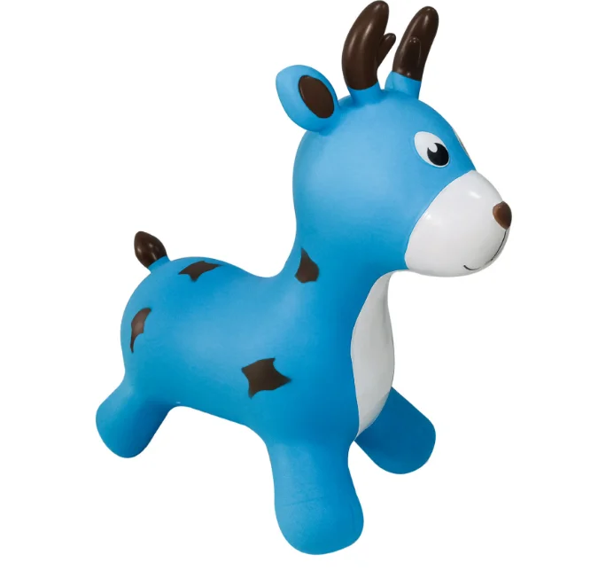 
2021 New Arrivals jumping deer for children Inflatable hopper jumping animals bouncy animal toy 
