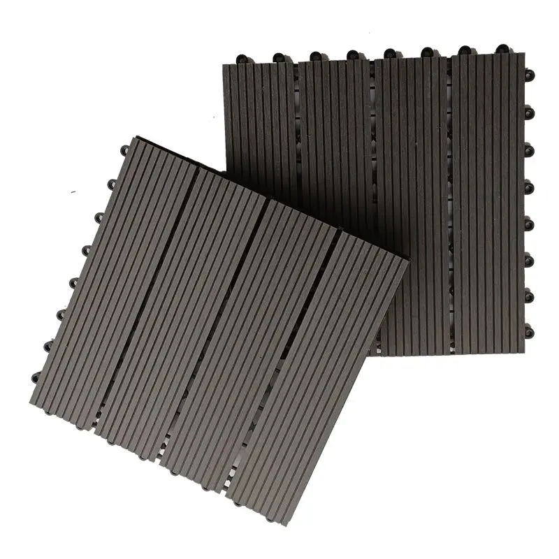 Modern Graphic Design WPC Composite Decking Boards Grey Wood Floor Outdoor Water Resistant outdoor decking
