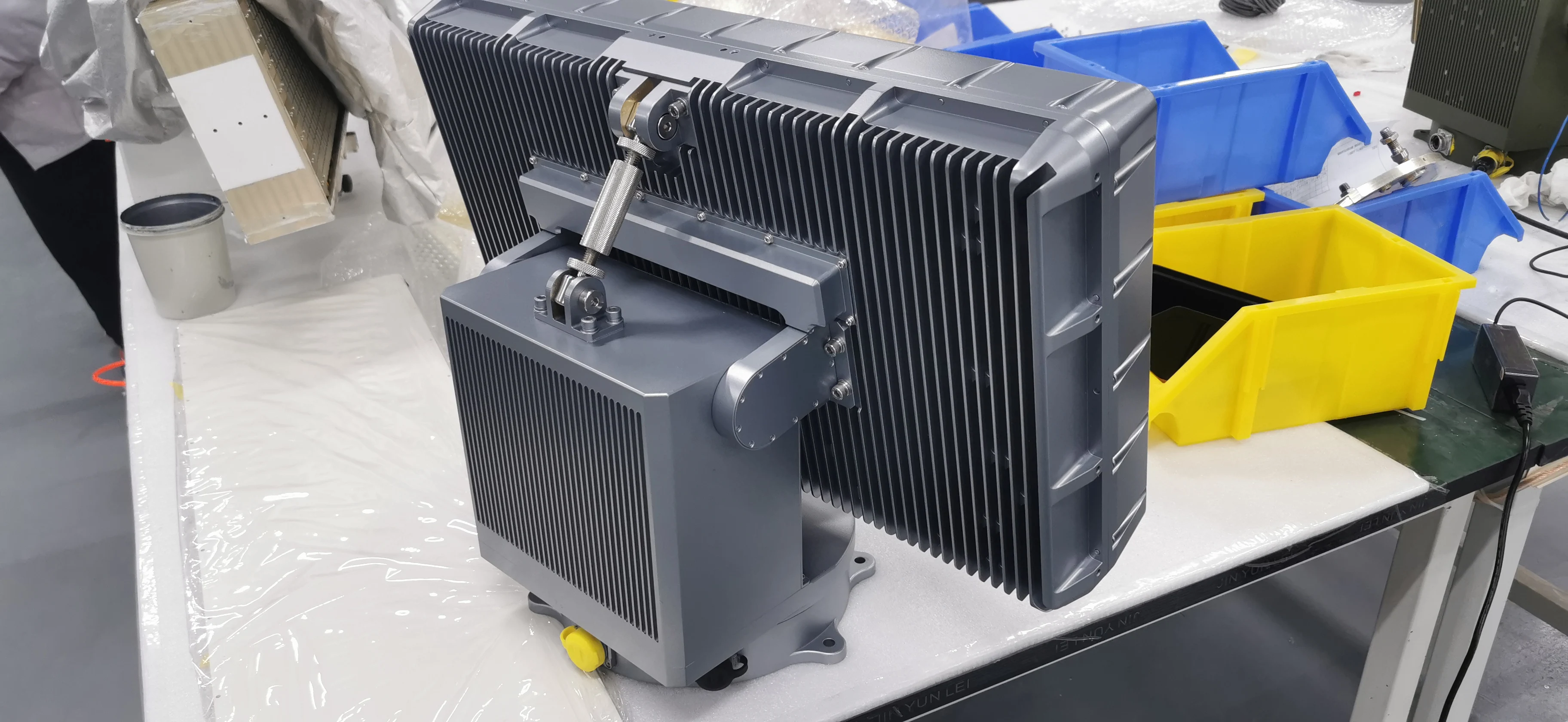 Portable drone defense detector system for public security, VIP protection