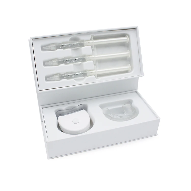 Oral Care Gel Whiten Tooth Cold Blue Mini Led Light Teeth Whitening Device Battery Home Teeth Whitening Kit