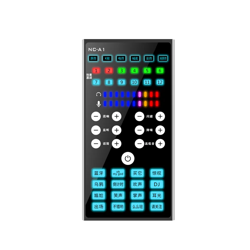 
Selling A1 studio sound card audio Usb mobile phone singing recording live microphone sound card 