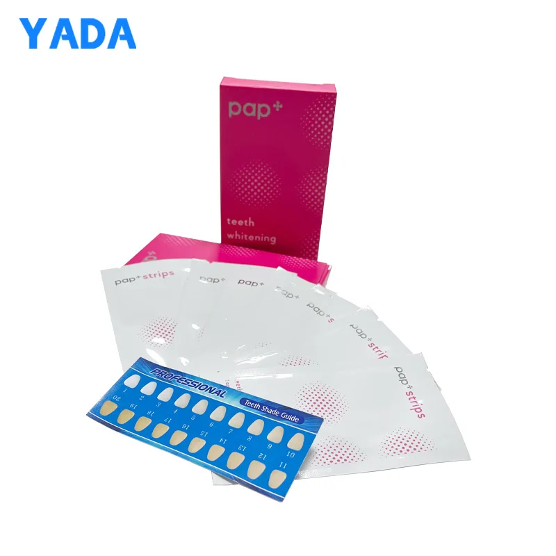 14 Pcs 100% Effective Whitening Activated Customize Logo PAP Teeth Whitening Strips Private Label