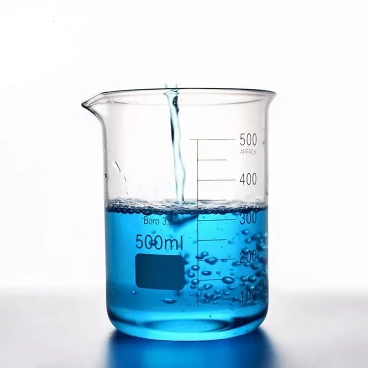 BAT LAB Wholesale 50ml 250ml 500ml 1000ml Borosilicate Glass Beaker Glass Measuring Low Form Beaker