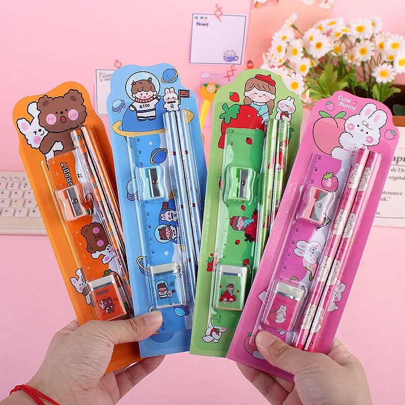 JPS OEM Conjunto De Lapices Plastic Cute School Pencil Set