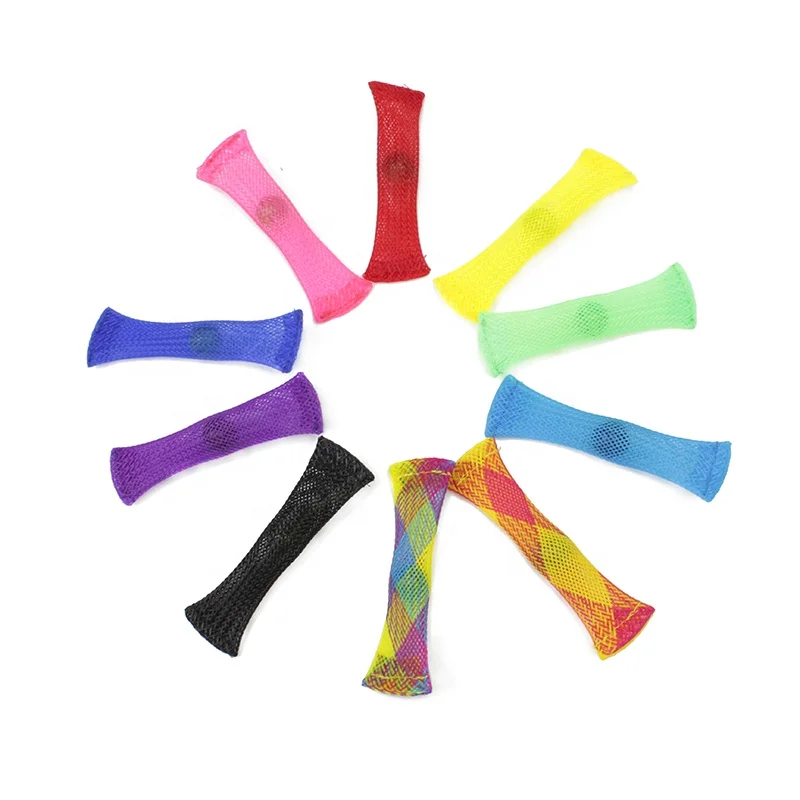 Kids Adults Marble Mash Fidge Toy, Anxiety Disorders Mesh And Marble Toys, Weaving  Texture Sensory Fidget Toys Set