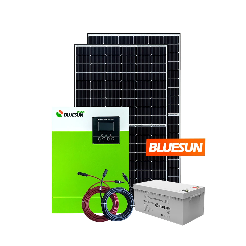 BLUESUN factory 5.5kw hybrid system with solar battery 48v 200ah 100ah wall mounted battery batteries for home use EU STOCK