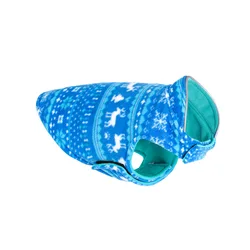 Reversible Pet Christmas Clothes Warm Vest Christmas Clothing Coat Year Costume for Puppy Chihuahua Dog New Anhui Fleece Winter