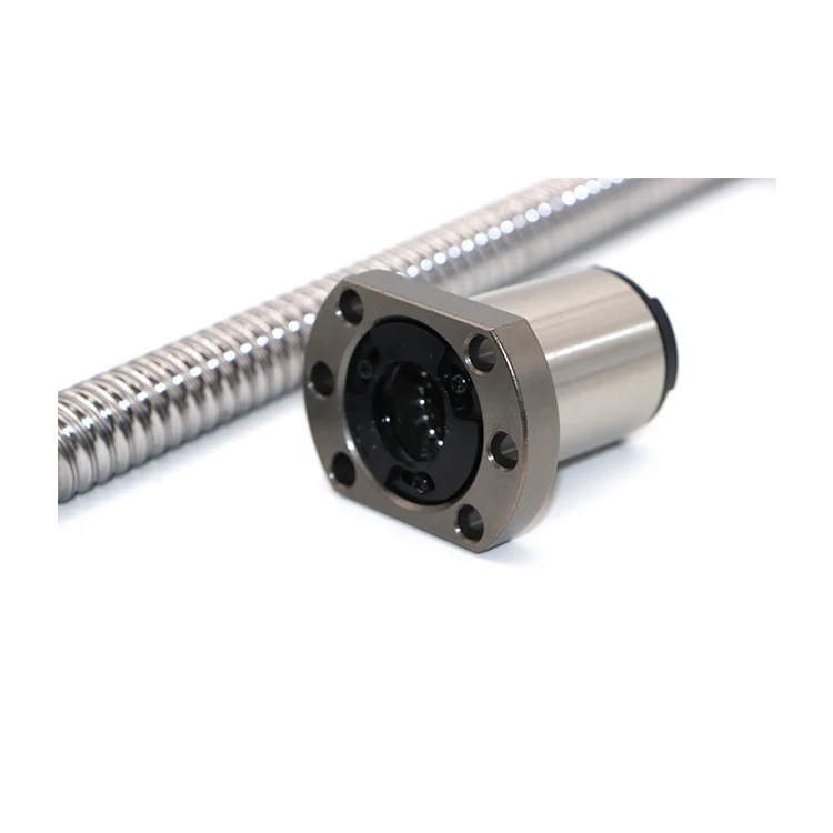 Sell High-Quality Cnc Ball Nuts Linear Guide Precision SFU1204-4  SFU1604-4 SFU1605-3 Rolled thread  Ball Screw
