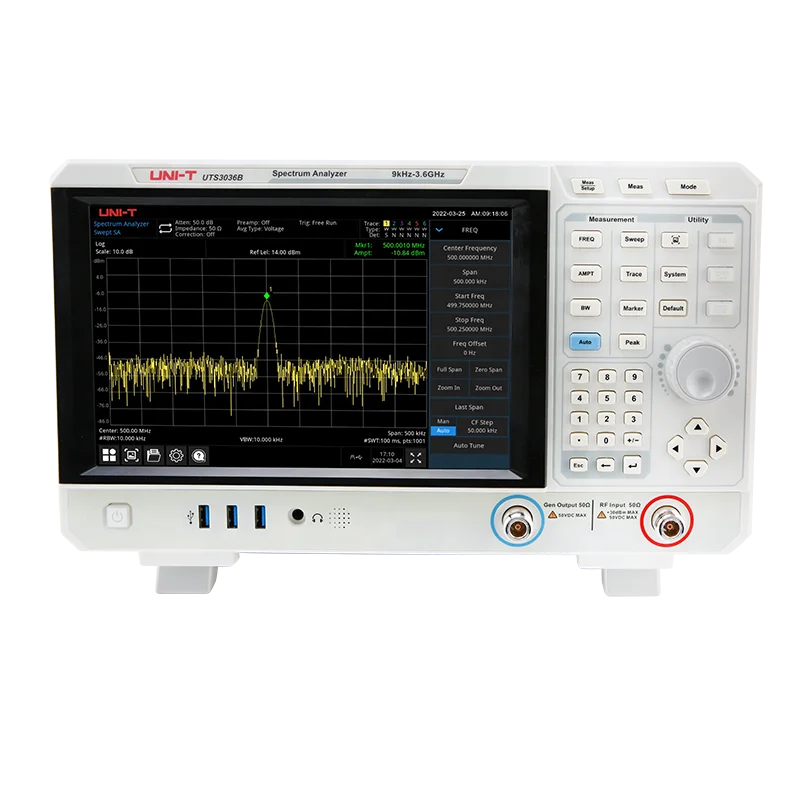 Цена по прейскуранту завода-изготовителя UNI-T новый продукт портативный анализатор спектра UTS3021B UTS3036B UTS3084B 9 кГц ~ 8 4 ГГц