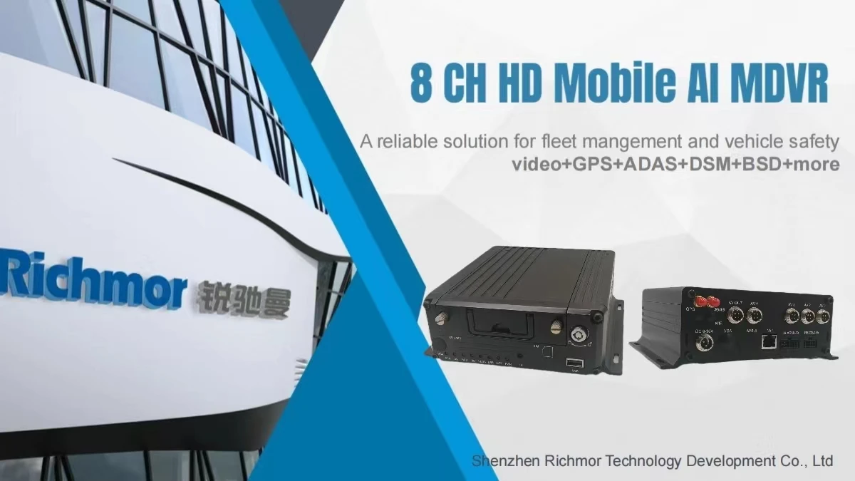 2024 Factory cheap AI ADAS DSM  tracker 4G 3G WIFI GPS  sd card 2TB   AHD h.265 1080p 2MP  mobile dvr vehicle car black box
