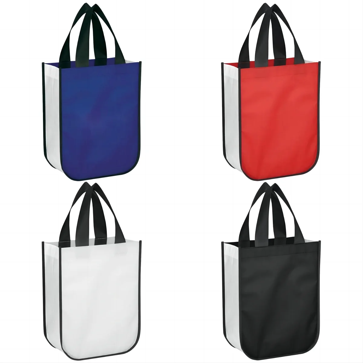 Eco Friendly Grocery Handbags Cheap Bags non woven bag Pp Woven Tote Shopping Custom Gift Promotion shopping bags