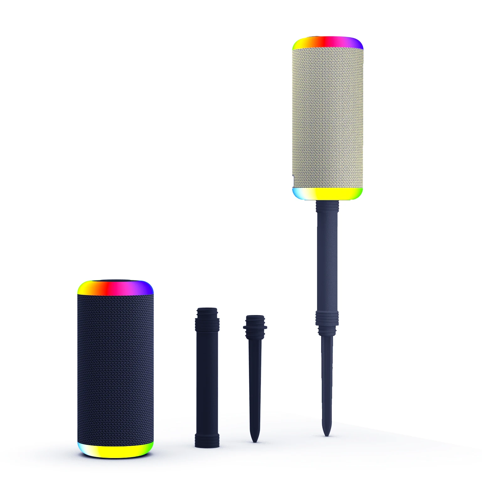 LED Lamp Portable Speakers Light Bluetooth Party Light Stereo Flickering Night Light Outdoor Camping Stereo Speaker