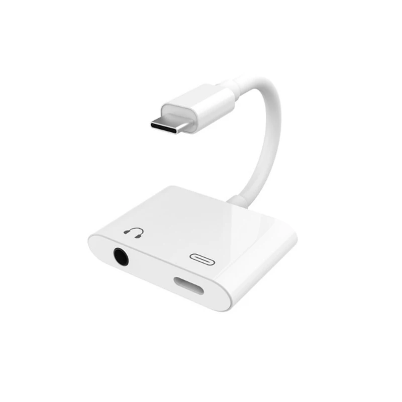 2 в 1 адаптер для наушников Iphone Lighting to 3 5 мм Jack Usb Audio Adapter 12 зарядное устройство