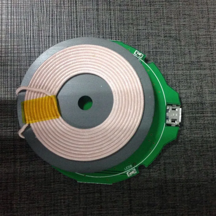 Cheap wholesale 5V/200ma low power smart bracelet, beauty Instrument wireless circuit board Mobile phone wireless charger PCB