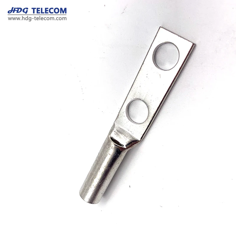 Double Holes Cable Lugs for 2 AWG Cable