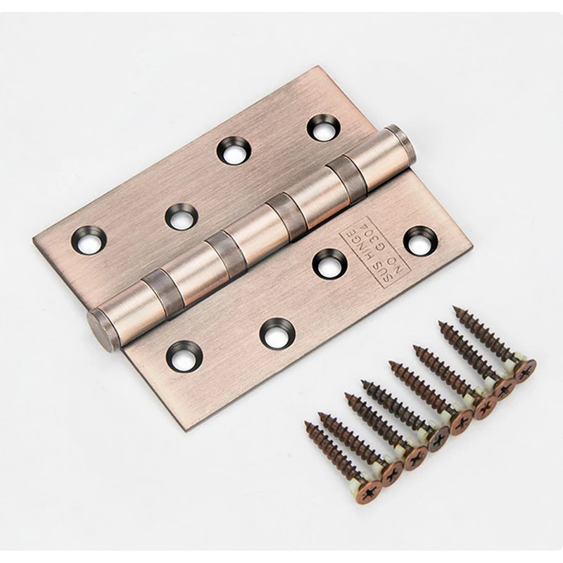 Custom Size Stainless Steel 4BB Stainless Steel Ball bearing Door Hinge Butt hinge Iron hinge