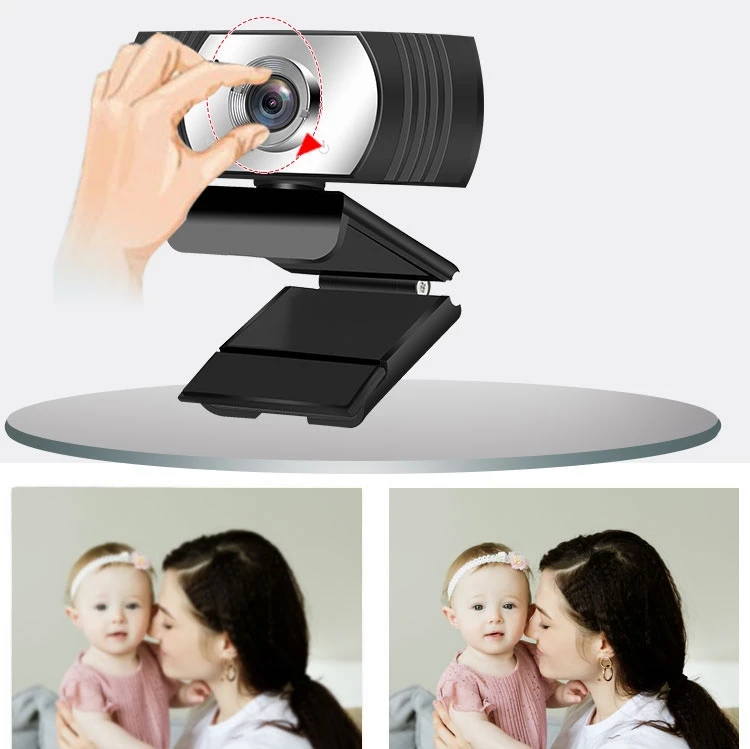 Web Cam 1080P Full HD Web Camera Built-in Microphone 2K USB Plug Wide Angel Live webcam 360 For Computer Mac Laptop YouTube Skyp