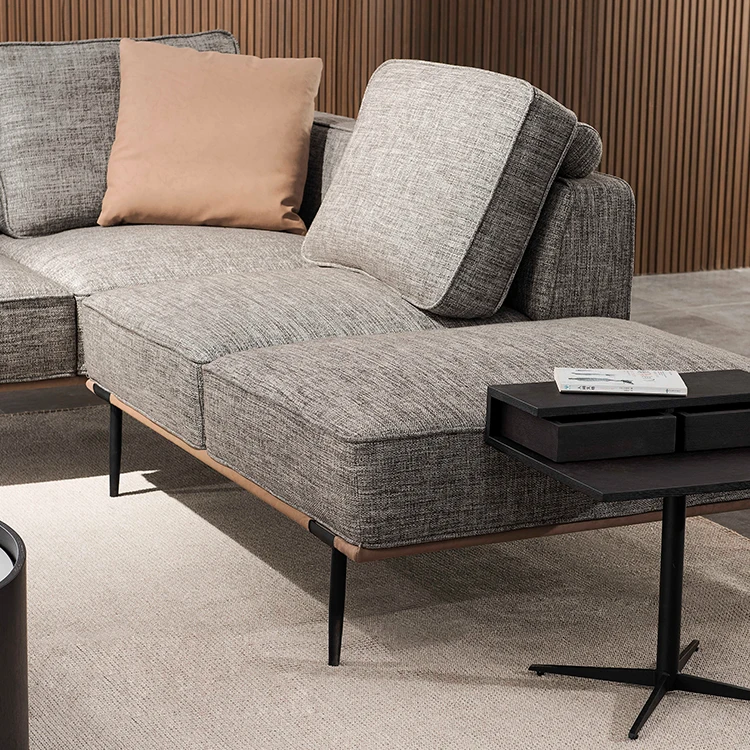 Luxury European Sectional High-end Fabric Recliner Sofa Set Couch Living Room Furniture Sofa Set