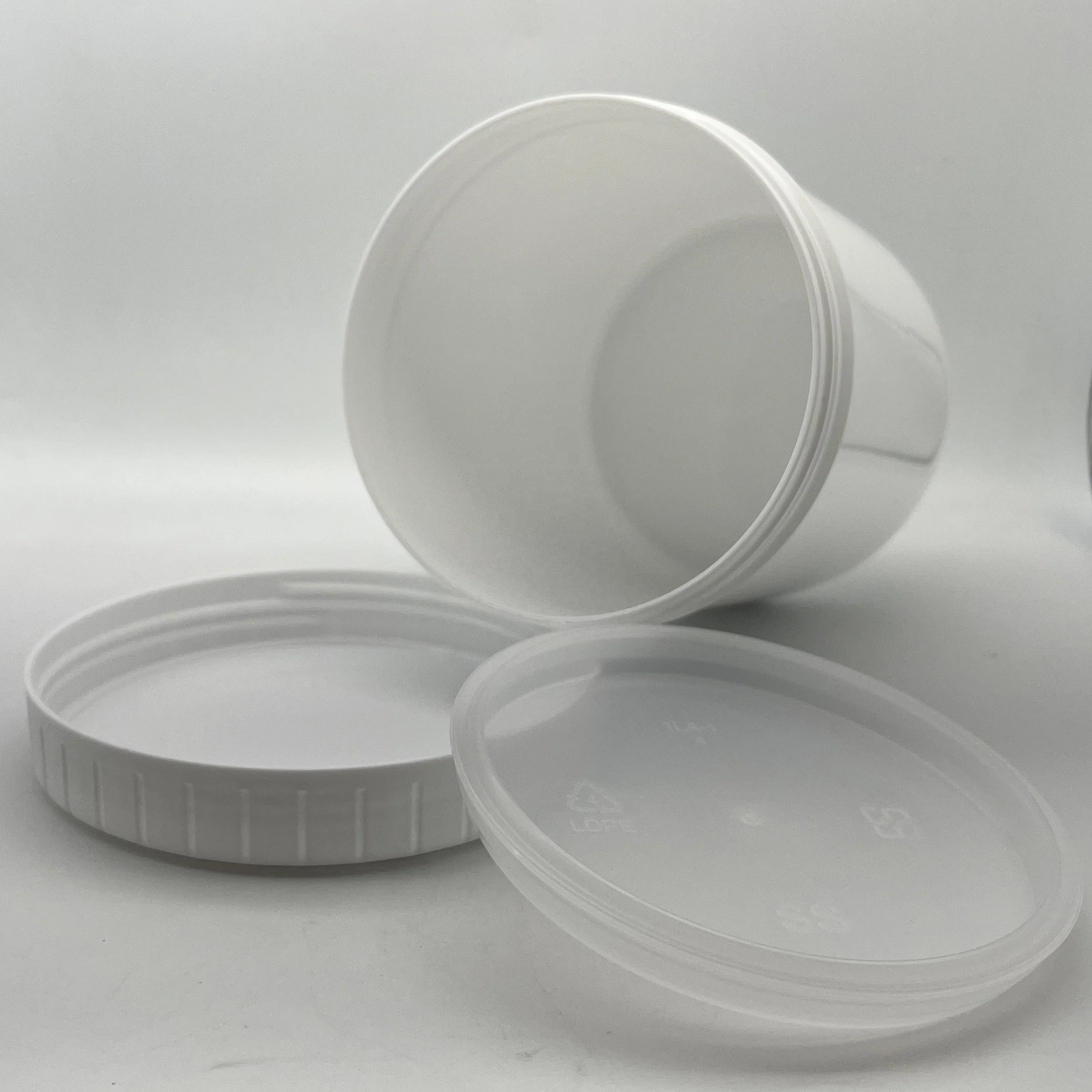 1000ml wide-mouth sealed leak-proof plastic jar with inner lid for protein powder, powder, seasonings, paint coating