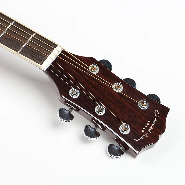 38 inch 6 string Guitar Solid Wood Acoustic Guitar High quality Classical Natural Color Classic Acoustic Guitar