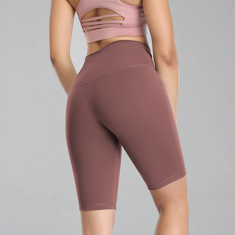 Hygieia Women Summer Gym Running Sweat Biker Shorts Plus Size Fitness High Waist Yoga Cycling Shorts Women