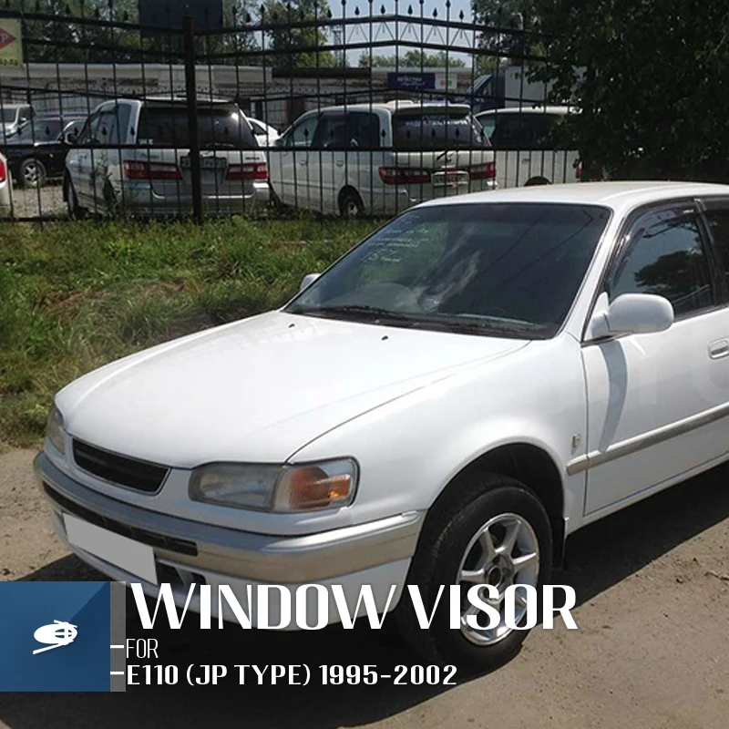 MOSUN Window Visor for TOYOTA COROLLA E110 1995-2002 Auto Vent Visor weather shield Deflector wind breaker Rain Guard