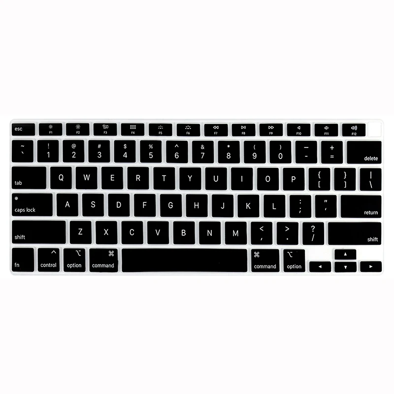 Силиконовый чехол для клавиатуры с американской раскладкой 2020 Macbook Air 13 A2179 A2337