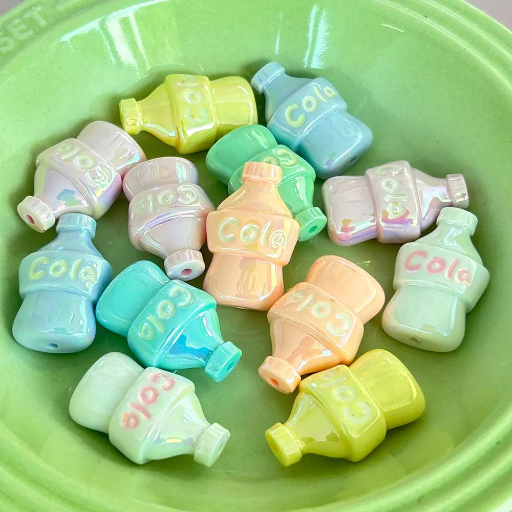 Оптовая продажа 15 мм акриловые пластиковые бусины люцит Прямые ювелирные изделия из бисера браслет