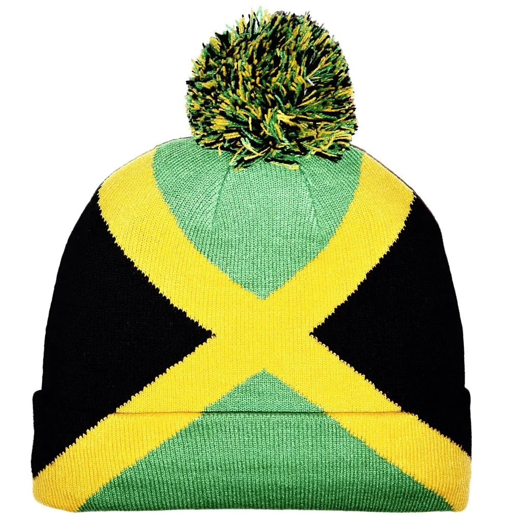 Knitted hat all country Flag acrylic hat Warm outdoor Fan products National flag beanie hat