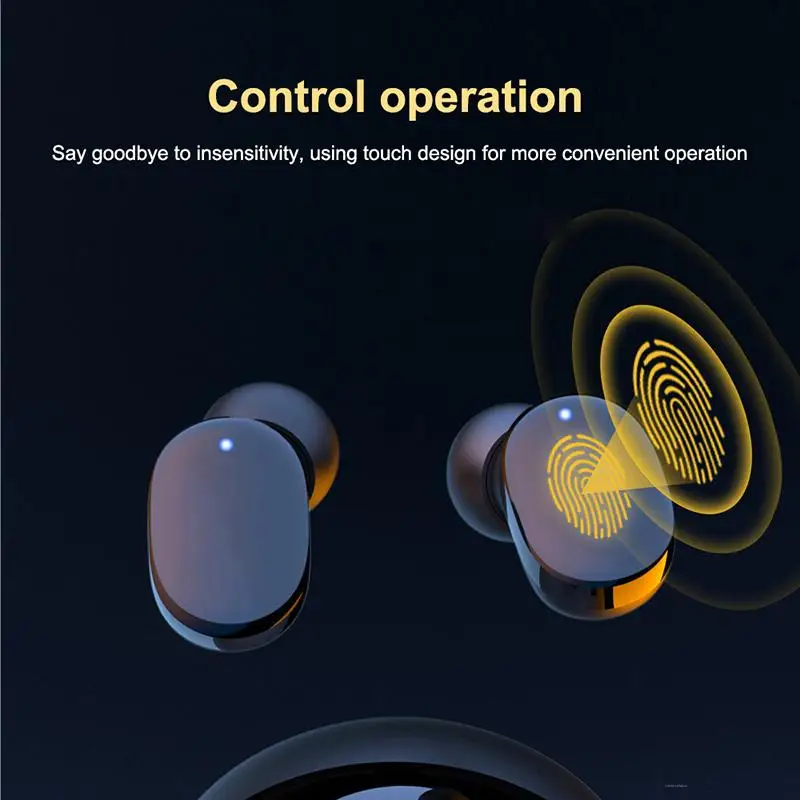 Yuniq 2022 New Noise Cancelling Gaming With 300Mah Charging Case For Smart Phones Headphones Wireless Headset G9S Earphone G9S