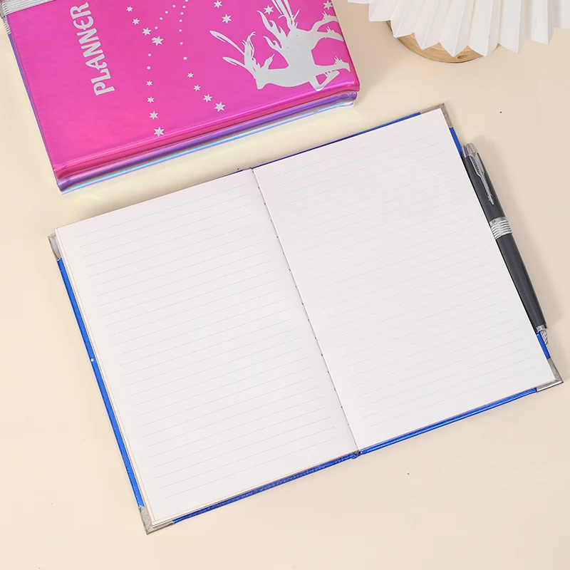Wholesale Custom logo Color Size Elastic Band Red Hardcover Planner Magazine Cardboard Notebook