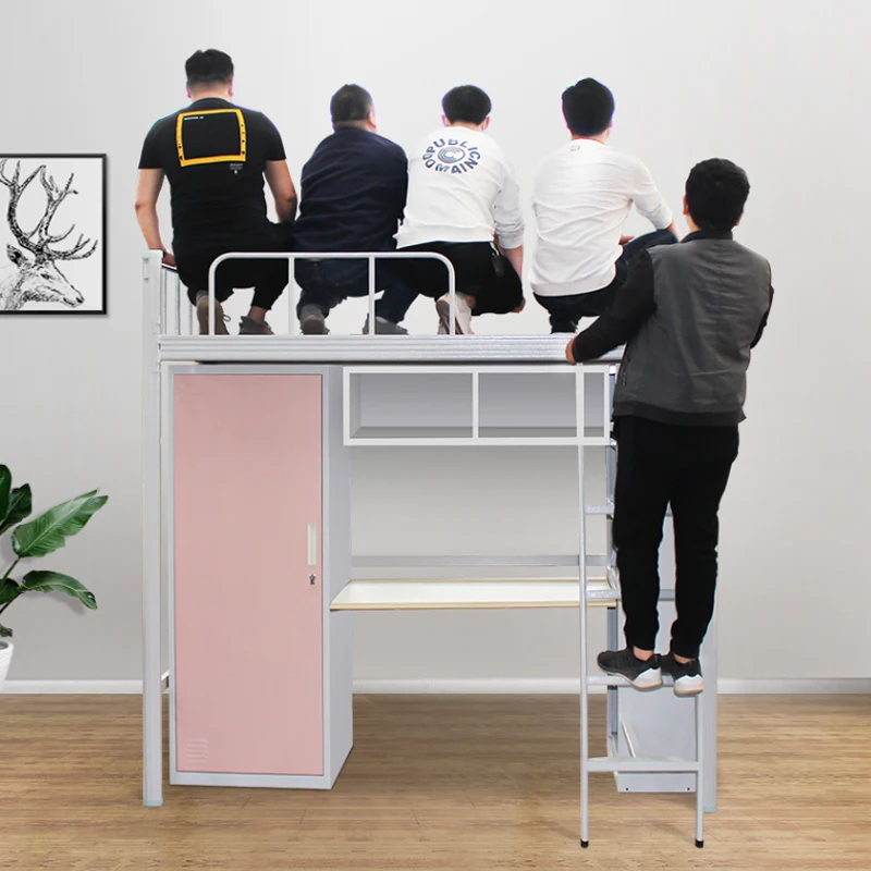 Мебель для общежития использованная Военная металлическая индивидуальная школьная цветная Золотая кованая металлическая плоская кровать