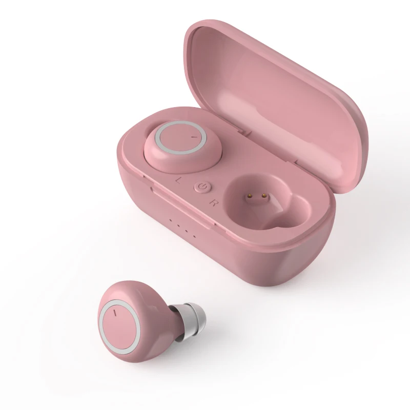 Mini stereo headset Sport voice control BT v5.0 tws in-ear headphone true BT wireless earphones