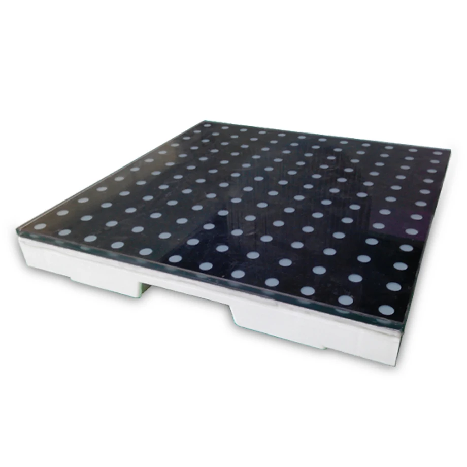 rigeba hot sale disco dj 50cm LED interactive sensitive dance floor for party events