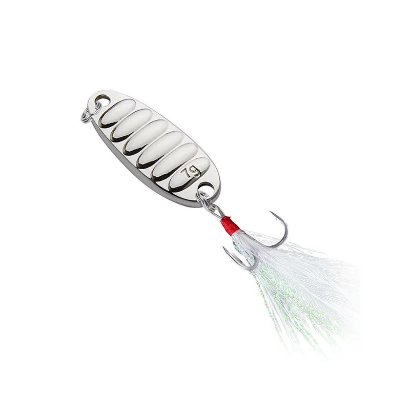 1.5g 3g 5g 7g 10g 15g 20g 25g 7 Colors Bionic bait wholesale High quality Metal Spoon Spinner Fishing Lures
