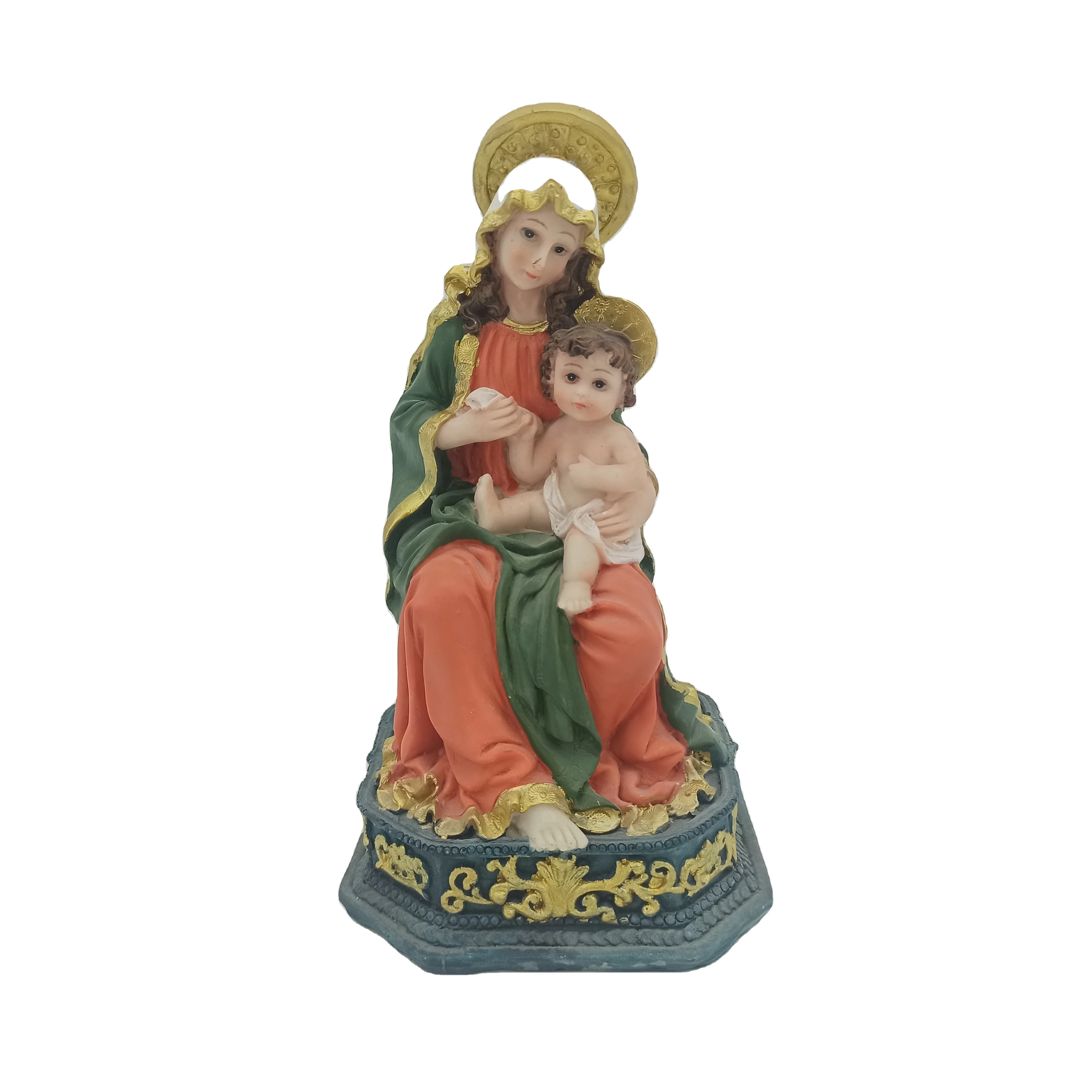 Hot Sale Custom Jesus Christ Statue Sculpture Religious Resin Crafts for Home Decoration and Gifts Theme of Love