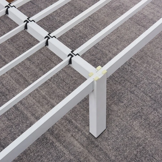 Top sales easy install metal bed frame with no screws