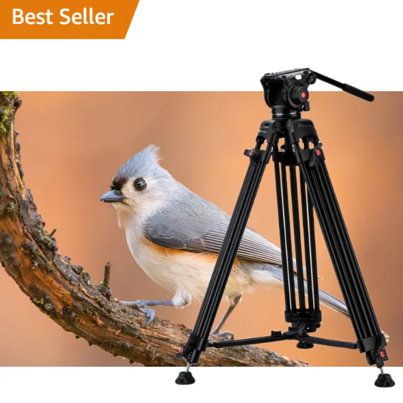 Fotopro New Arrival Aluminum Extendable Adjustable Heavy Duty Dslr Camera Photography Stand Tripod