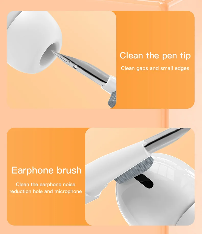 New Arrival Multifunctional 20 in 1 electric cleaning camera phone airpods earbuds cleaning swipe brush pen tool Cleaner kit set