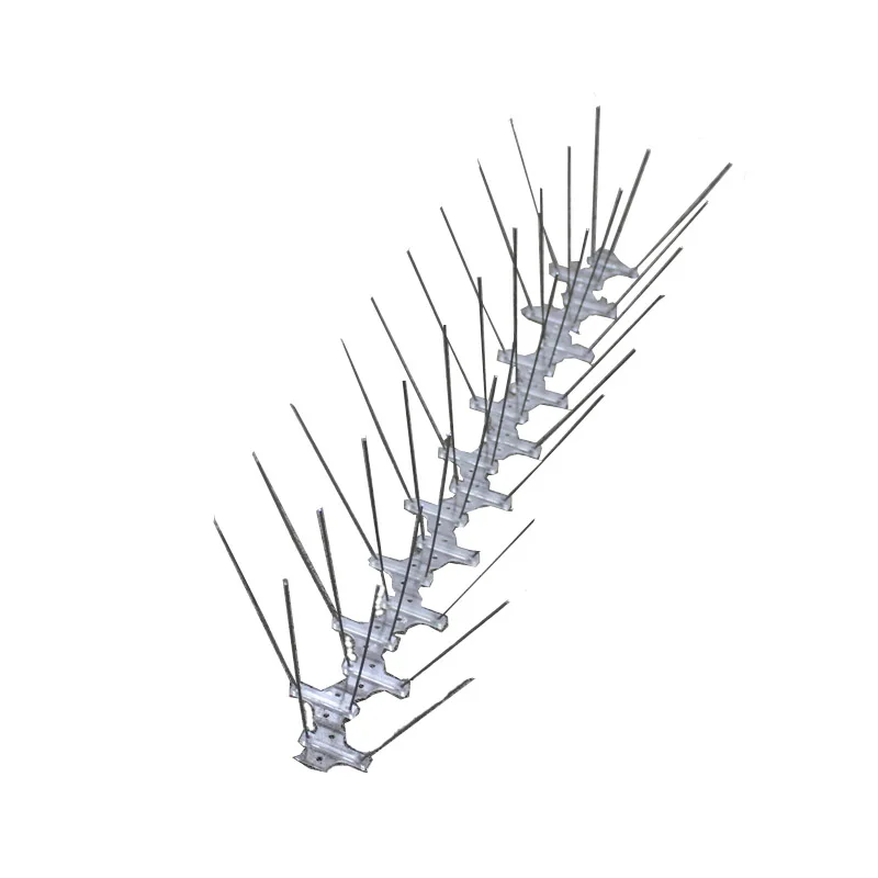 Pigeons Spike  Stainless Steel Pigeon Repellent Clear Plastic Feet Durable Anti Bird Spikes