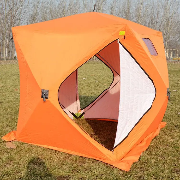 Factory direct sale 3-4 person winter ice cube winter carp fishing tent house