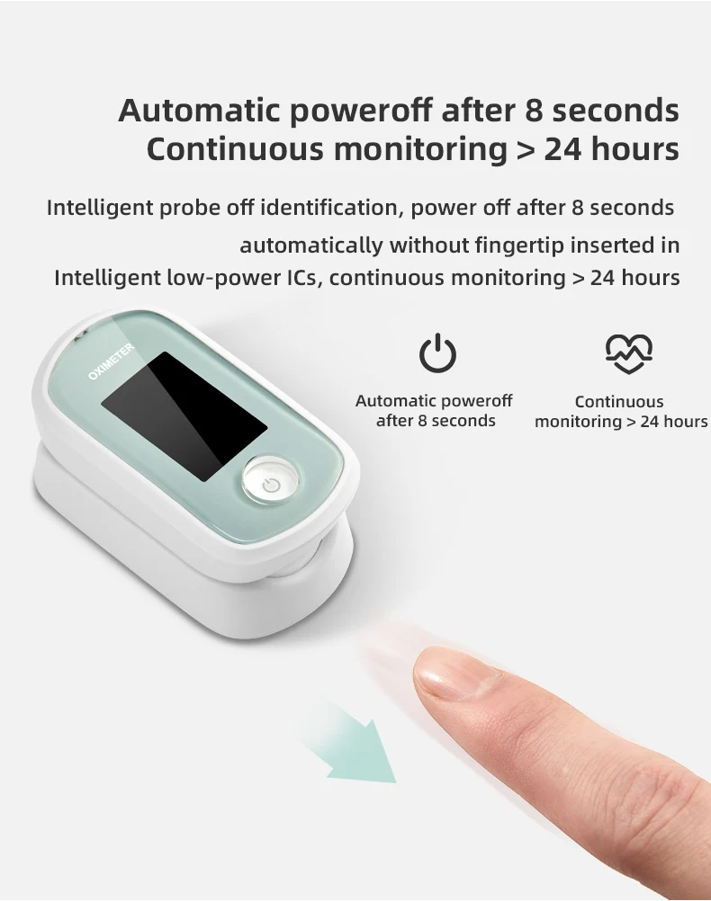 Narigmed RR Low  Perfusion PI SpO2  PR 4bpm Blue Tooth Finger Clip Pulse Oximeter For Parkinson Dark Skin With OLED