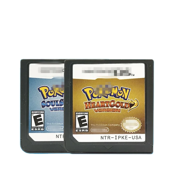 US version Poke mon HeartGold Soulsilver Game Card For Nintendo DS NDS NDSL 3DS 3DSLL