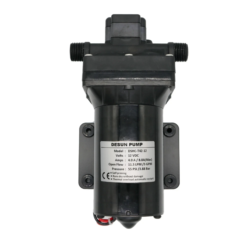 High Pressure And Large Flow 12V/24V/110V/220V DC Diaphragm Pump 37m Lift Diaphragm Water Pump